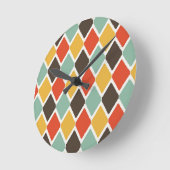 Modern ikat tribal mode patroon ronde klok (Hoek)