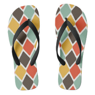 Modern ikat tribal mode patroon teenslippers