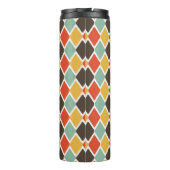 Modern ikat tribal mode patroon thermosbeker (Achterkant)