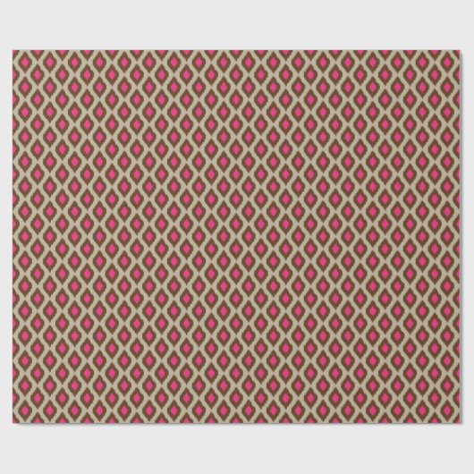 Modern ikatpatroon cadeaupapier (Vlak)