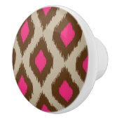 Modern ikatpatroon keramische knop (Rechts)