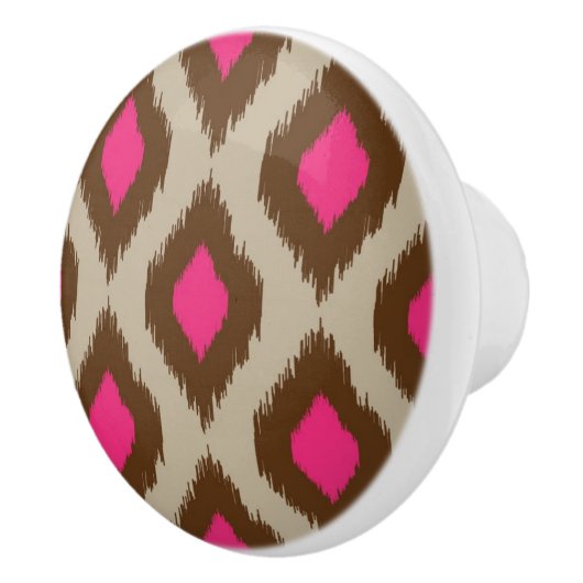 Modern ikatpatroon keramische knop (Rechts)