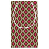 Modern ikatpatroon klein cadeauzakje (Achterkant)