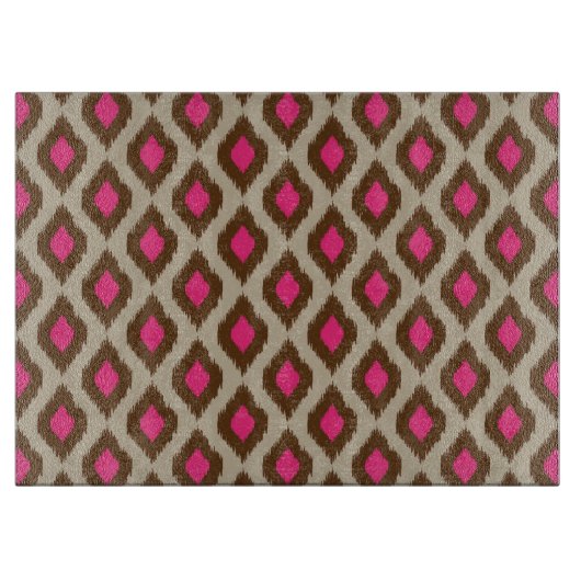 Modern ikatpatroon snijplank (Voorkant)