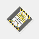 Modern in aanbouw Baby shower Servet (Hoek)