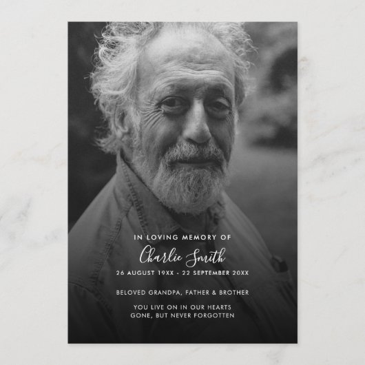 Modern in het houden van het Programma van de begr Programmakaart (Voorkant)