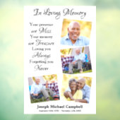 Modern in het liefhebben van geheugen 4 Foto begra Raamsticker (Vel 3)