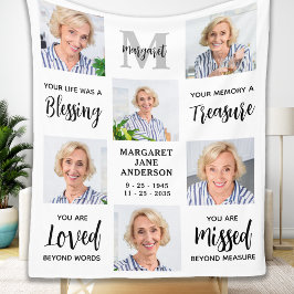 Modern in het liefhebben van geheugen Aangepast 6  Fleece Deken