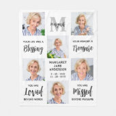 Modern in het liefhebben van geheugen Aangepast 6  Fleece Deken (Voorkant)