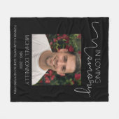 Modern in het liefhebben van geheugen | Foto Memor Fleece Deken (Voorkant (Horizontaal))