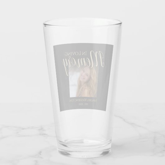 Modern in het liefhebben van geheugen | Foto Memor Glas (Achterkant)