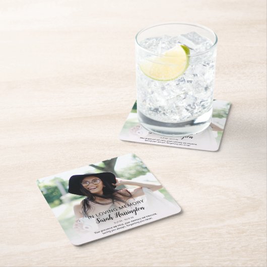 Modern in het liefhebben van geheugen | Foto Memor Kartonnen Onderzetters (Insitu)