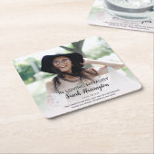 Modern in het liefhebben van geheugen | Foto Memor Kartonnen Onderzetters (Schuin)