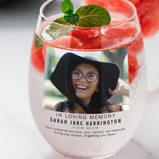 Modern in het liefhebben van geheugen | Foto Memor Wijnglas Zonder Voet