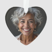 Modern in het liefhebben van geheugenfoto's ornament (achterkant)