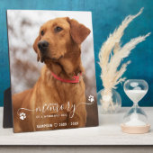 Modern in het liefhebben van gepersonaliseerd gehe fotoplaat (Zijkant)