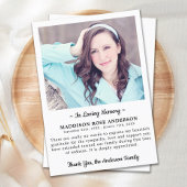 Modern in het liefhebben van het sympathie van de bedankkaart