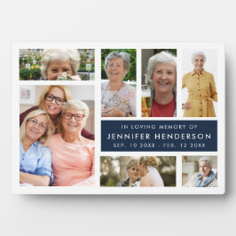 Modern in het opslaan van geheugen foto-collage fotoplaat