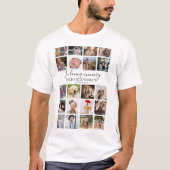 Modern in het opslaan van geheugen foto-collage t-shirt (Voorkant)