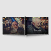 Modern in Loving Memory 2-foto begrafenis Gastenboek (Volledig)