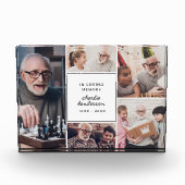 Modern in Loving Memory 5-foto Memorial Keepsake Fotoblokken (Voorkant)