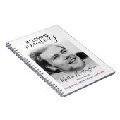 Modern in Loving Memory Photo Memorial Guest Notitieboek (Rechterzijde)