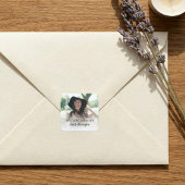 Modern In Loving Memory | Photo Memorial Vierkante Sticker