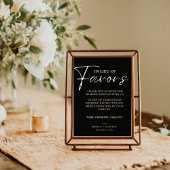 Modern in plaats van gunsten bruiloft liefdadighei folie afdrukken