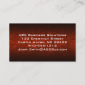 Modern India Paisley Visitekaartjes (Achterkant)