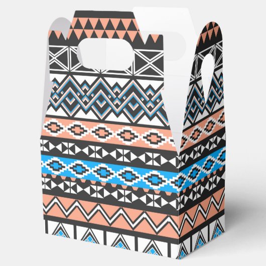 Modern Indiaans Tribal Aztec Patroon Bedankdoosjes (Geopend)