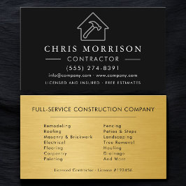 Modern Industrial Construction Company Visitekaartje