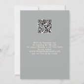 Modern Industrial Design Photo Fall Wedding Kaart (Achterkant)