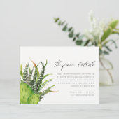 MODERN INFORMATIE OVER DE WATERVERF VAN CACTUS FLO INFORMATIEKAARTJE (Staand voorkant)