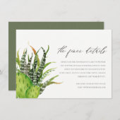 MODERN INFORMATIE OVER DE WATERVERF VAN CACTUS FLO INFORMATIEKAARTJE (Voorkant / Achterkant)