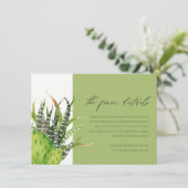 MODERN INFORMATIE OVER DE WATERVERF VAN CACTUS FLO INFORMATIEKAARTJE (Staand voorkant)