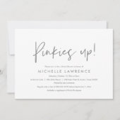 Modern informeel, leuk en speels bruidsfeestje kaart (Voorkant)