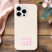 Modern Initiaal Monogram Case-Mate iPhone Case