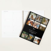 Modern Initiaal/Naam Fotocollage 2025 Jaarlijks Planner (Display)