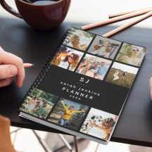 Modern Initiaal/Naam Fotocollage 2025 Jaarlijks