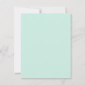 Modern Initiaal Oversized Monogram en Naam Notitiekaartje (Achterkant)