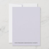 Modern Initiaal Weddenschap Kaart (Achterkant)