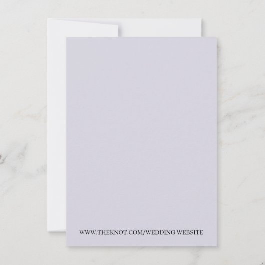 Modern Initiaal Weddenschap Kaart (Achterkant)