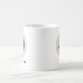 Modern Initial Mug – “D is for [Name]” Design Koffiemok (Center)