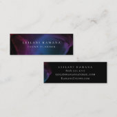 Modern Ink Blotch Mini Visitekaartje (Voorkant / Achterkant)