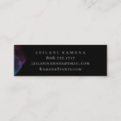 Modern Ink Blotch Mini Visitekaartje (Achterkant)