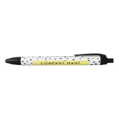 Modern Ink Stippen Patterned Company/Event Zwarte Inkt Pen (Bovenkant)
