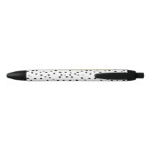 Modern Ink Stippen Patterned Company/Event Zwarte Inkt Pen (Achterkant)