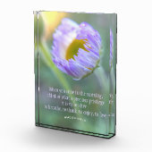 Modern Inspirerend citaat Typografie Floral Foto (Rechts)