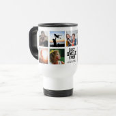 Modern Instagram BEST UNCLE OOIT Photo Collage Reisbeker (Voorkant links)