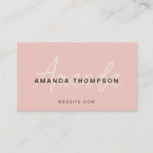 Modern Instagram Facebook QR Code Social Media Visitekaartje (Voorkant)